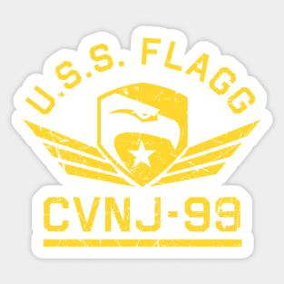 USS Flagg Crewman Sticker